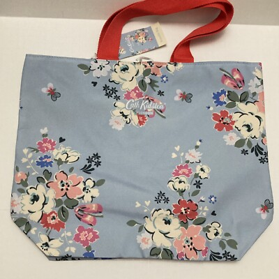 #ad Tesco Cath Kidston Blue Flower Bag Tote Floral 2024 New $44.99