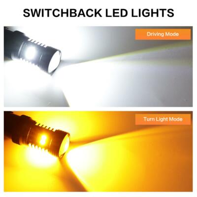 Aazon.co: Auxbea B21 Series 3157 Switchback LED Bulbs Built In - Foto 2