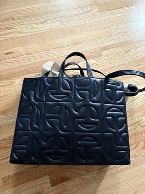 Moose Knuckles Quilted Large Tote Bag Black MK Collab NWT