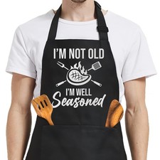 Funny Apron For Dad Birthday Fathers Day Cooking Grilling Gifts For Men