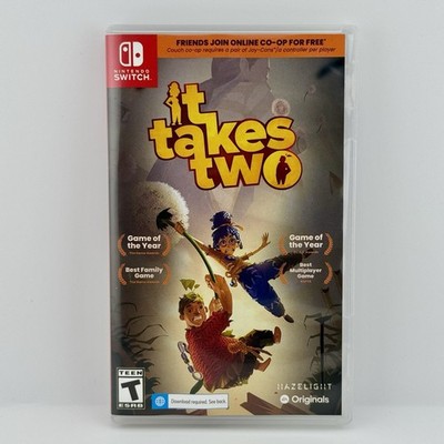 It Takes Two (Nintendo Switch, 2022) COMPLETE IN BOX (CIB) Tested!