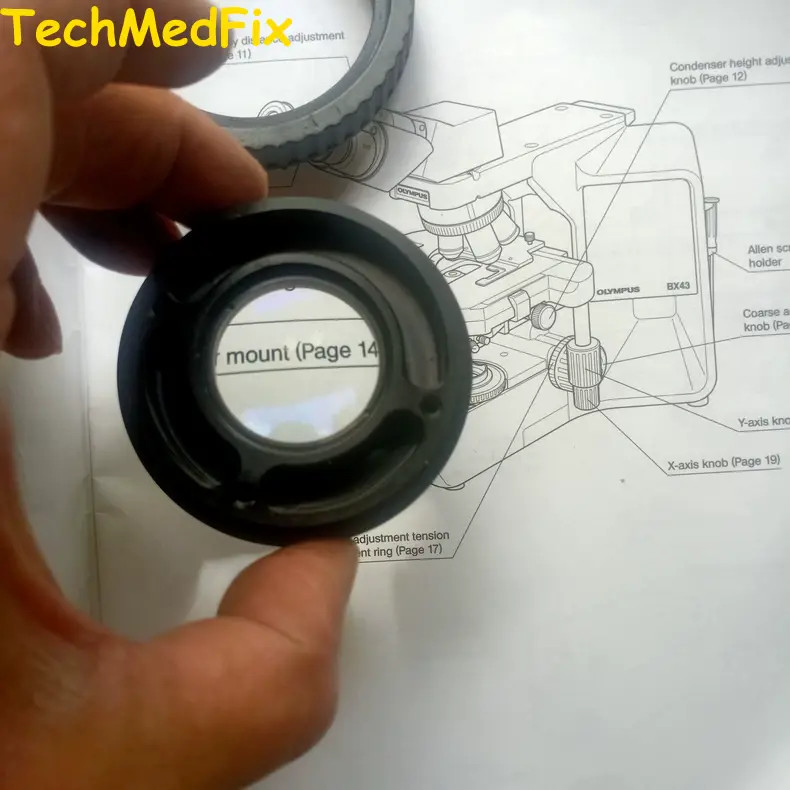 Olympus BX43 Microscope Filter Lens