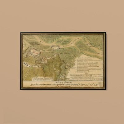 Vintage Maps - Savannah Georgia - Art Print on Paper or Canvas