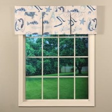 Seaside Harbor Two Pleat Valance
