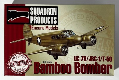 Limited Edition Squadron/Encore 48008 1/48 Scale Cessna UC-78 Bamboo Bomber RARE