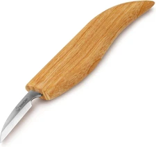 BeaverCraft Wood Chip Carving Knife C8 1.8" Sloyd Whittling Knife for Detail - W