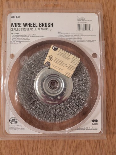 Spazzola ruota filo fine Ace 5" per perno 5/8" modello 2099687 - Foto 2 di 2