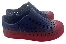 Native Kids Jefferson Sugarlite Ombre Shoes Blue Radberry Pink Adventure Size C8