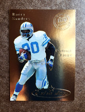 1995 Fleer ULTRA BARRY SANDERS GOLD MEDALLION EXTRA STARS NFL Football Card #489