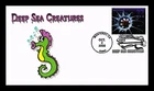 Dr Jim Stamps Deep Sea Creatures Medusa First Day Cover Flamingo Cachets