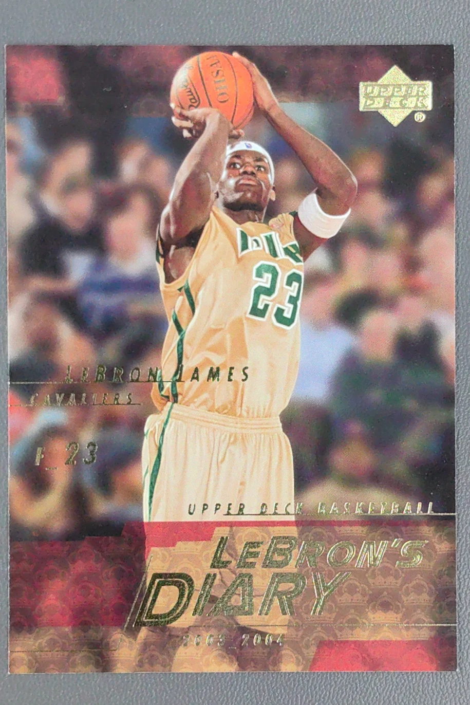 2003-04 Upper Deck LeBron James LeBron's Diary RC #LJ3 Cleveland Cavaliers
