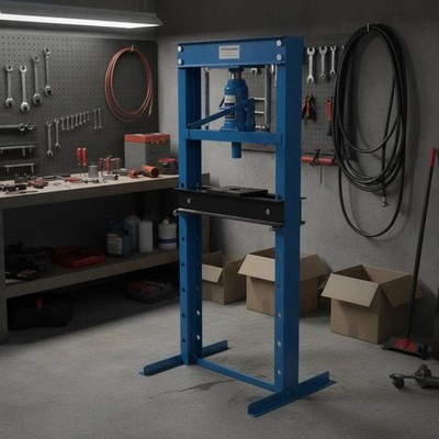 Professional Grade 20 Ton Hydraulic Press for Auto Repair with Safety Features