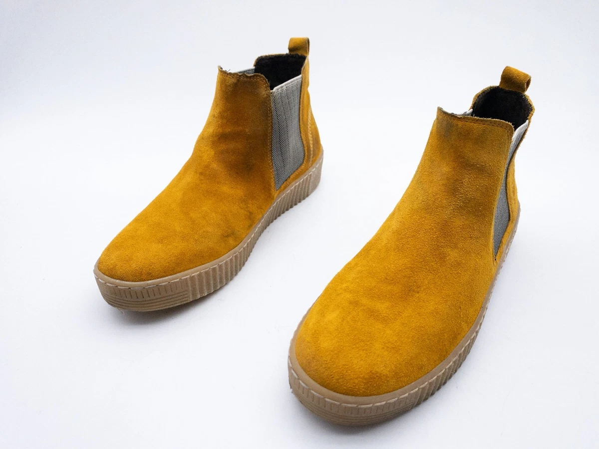 Andrea Conti Stivaletti Donna In Pelle – Colore Giallo, Tacco 2 Cm, Chiusura Cerniera – Taglia 39 EU - 2