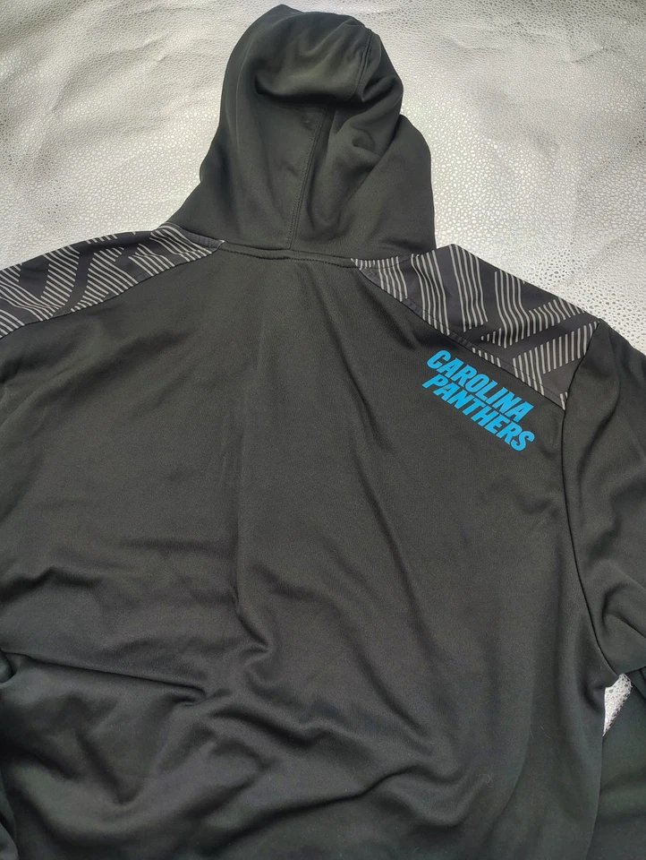 Majestic Carolina Panthers Therma-Base hoody unisex size Large - Image 2 of 4