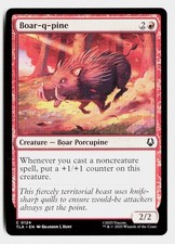 Boar-q-pine 124 Common Avatar: The Last Airbender Magic: The Gathering