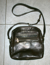 SORENTO DE MARTINO - ITALIAN LEATHER BROWN MESSENGER STYLE BAG - GREAT QUALITY