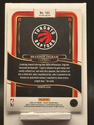 2024-25 Panini Select - Brandon Ingram Premier Level #162 Silver