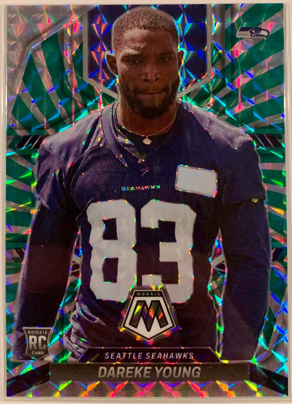 Dareke Young Panini Mosaic #349 Green Swirl