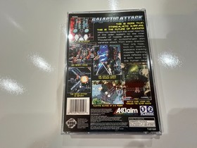 Galactic Attack (Sega Saturn 1995) CIB Complete with Registration Card Tested EX