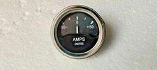 Ampere Gauge 52 Mm Black 12 V 2 116 Amp Meter Ammeter Ss Case 12 V