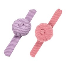 2 Pcs Corduroy Pin Plug Cushion Sewing Cute Pincushion Wristband