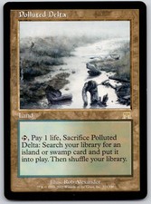 Polluted Delta 321 Rare Onslaught Magic: The Gathering Lightly Played