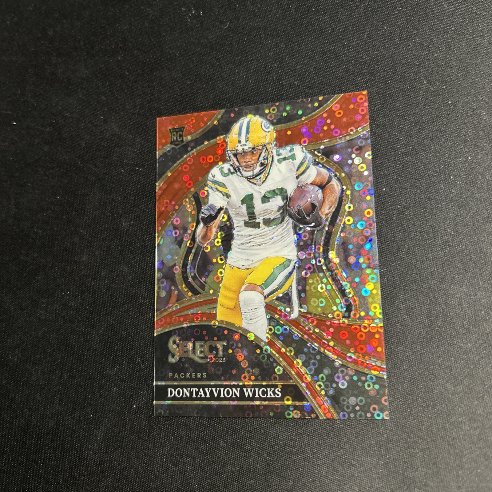 2023 Panini Select Club Level Red Prizm /49 Dontayvion Wicks #271 Rookie RC