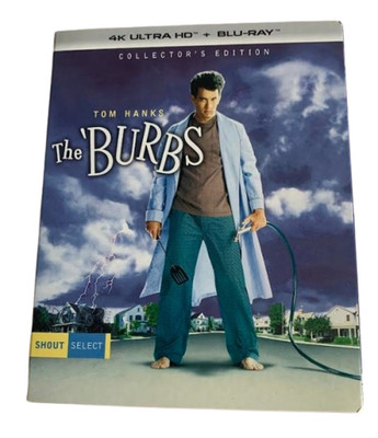The Burbs 4K UHD Blu-ray wSlipcover Tom Hanks Bruce Dern Carrie Fisher Corey