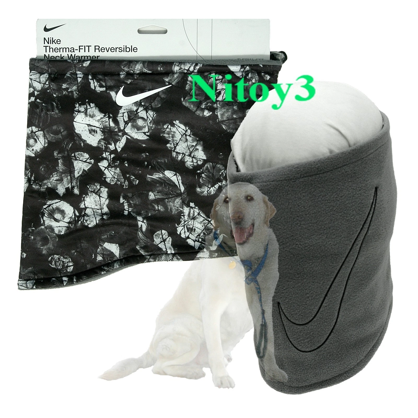 NIKE Therma Fit Reversible Neck Warmer Face Cover Unisex One Size-Pattern/Gray
Opens in a new window