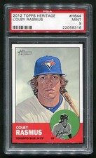 2012 Topps Heritage High Number #H644 Colby Rasmus PSA 9 Pop 6 Higher 3