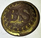 CIVIL WAR ? BUTTON MARKED “ B S”.