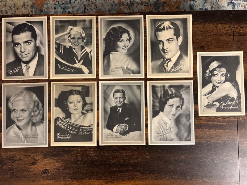 Lot Of 9 - Vintage Hollywood Publicity Photos Metro Goldwyn Mayer Pictures MGM 