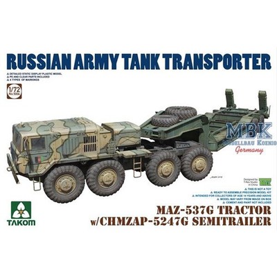 TAKOM MODEL TAK5004 MAZ-537G TRACTOR w/CHMZAP-5247G trailer