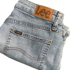 Lee Smarter Fit Light Wash Straight Leg Stretch Denim Jeans 6M 112330500