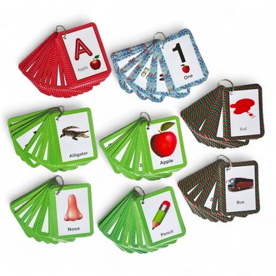 All-in-One Lern-Lernkarten Konvolut - Alphabet für gesunde Ernährung, frischcoole Kinder