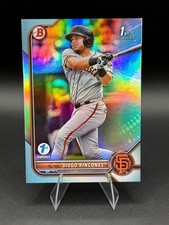 2022 Bowman 1st Edition - Diego Rincones #BPPF-65 Sky Blue Foil (RC) Rookie CC2