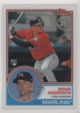 2018 Topps Silver Pack 1983 Topps Design Chrome Series 2 Brian Anderson #92 gp1