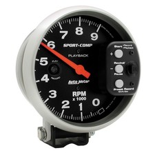 Autometer 3966 Sport Comp Playback Tachometer