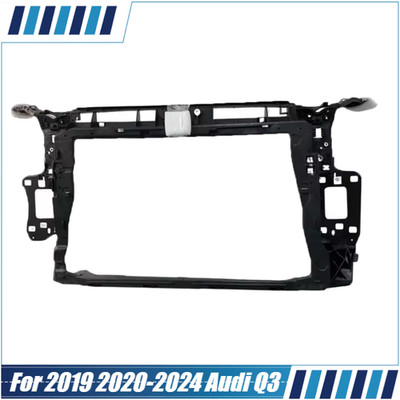 Black Steel & Plastic Radiator Support For 2019 2020 2021 2022 2023 2024 Audi Q3