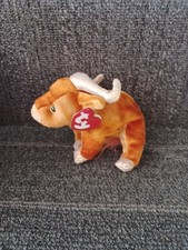 TY Beanie Baby - THE OX Chinese Zodiac 6 inch - MWMTs Stuffed Animal Toy