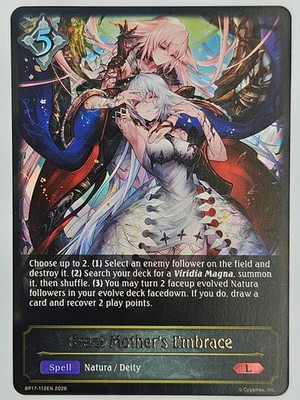 Shadowverse Evolve BP17-112EN Great Mother's Embrace - Legendary