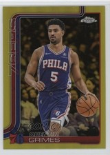 2025-26 Topps Chrome Yellow Refractor /275 Quentin Grimes #197 b6y