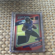 Panini Donruss Optic Threads J.K. Dobbins #TH-6 Ravens Memorabilia Card