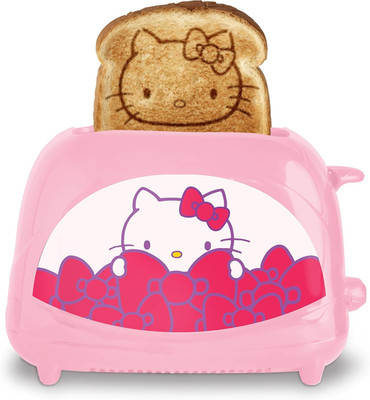 Hello Kitty Two-Slice Toaster- Toasts Your Favorite Kitty on Your Toast
