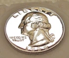 1960 GEM  Proof Quarter 90% Silver  Blazing Mirrored Surface #117 - 3