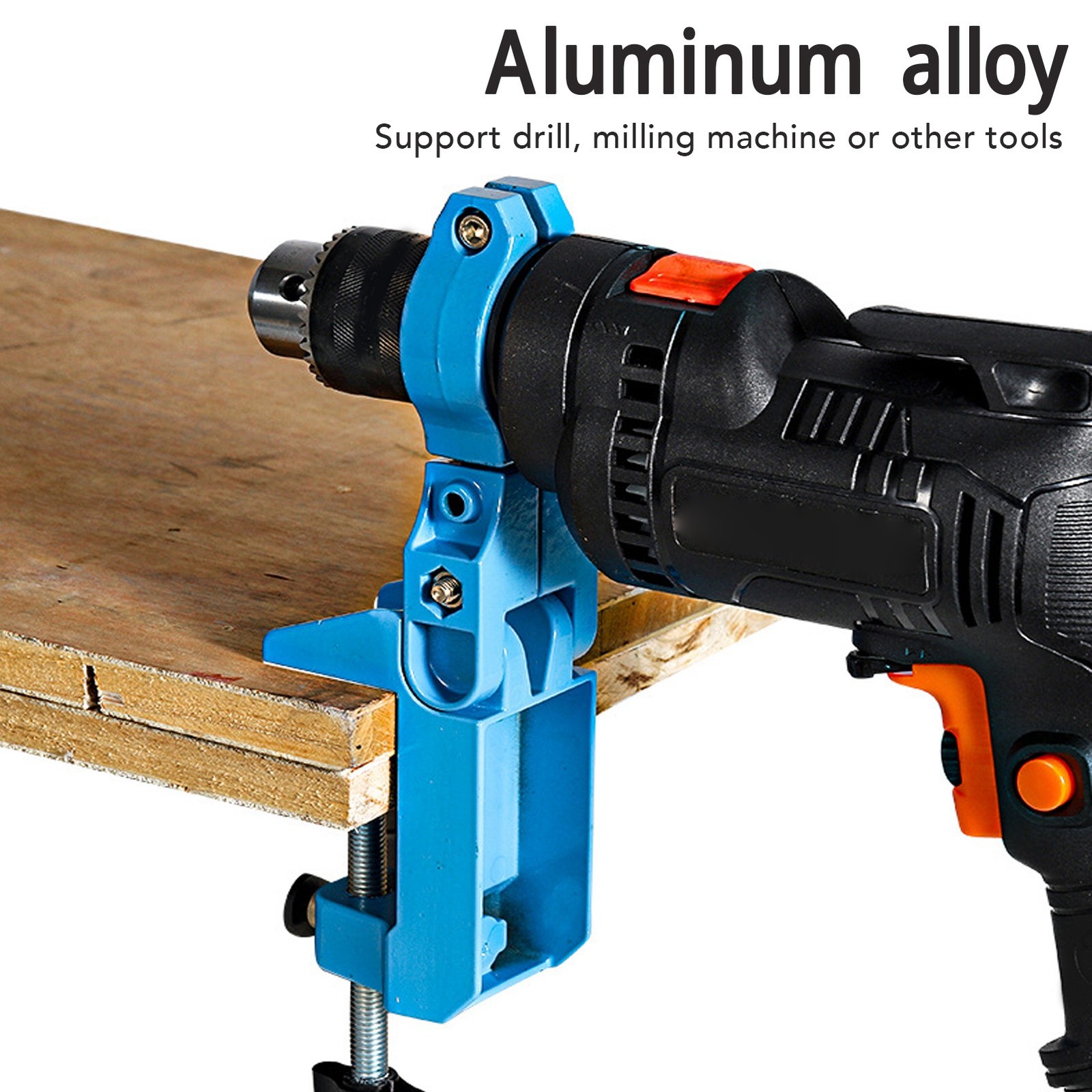 Bench Drill Holder Top 360 Degree Adjustable Hand Drill Fixing Bracket Holder