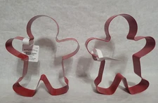 Two Wondershop Medium Gingerbread Man Cookie Cutter Christmas Baking 5.75" New
