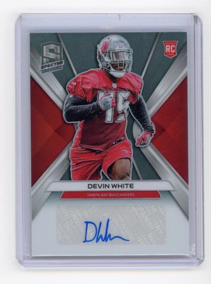 2019 Panini Spectra Devin White #RA-DW Autograph 144/199 RC