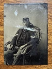 Tintype Possible Civil War Soldier In Uniform