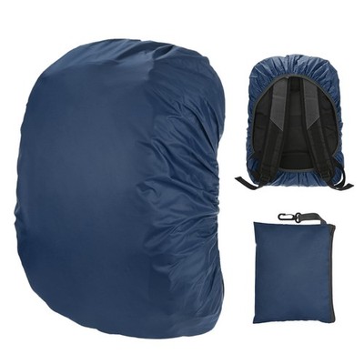 Waterproof Backpack Rain Cover, 30L-40L Backpack Cover [Old Blue]